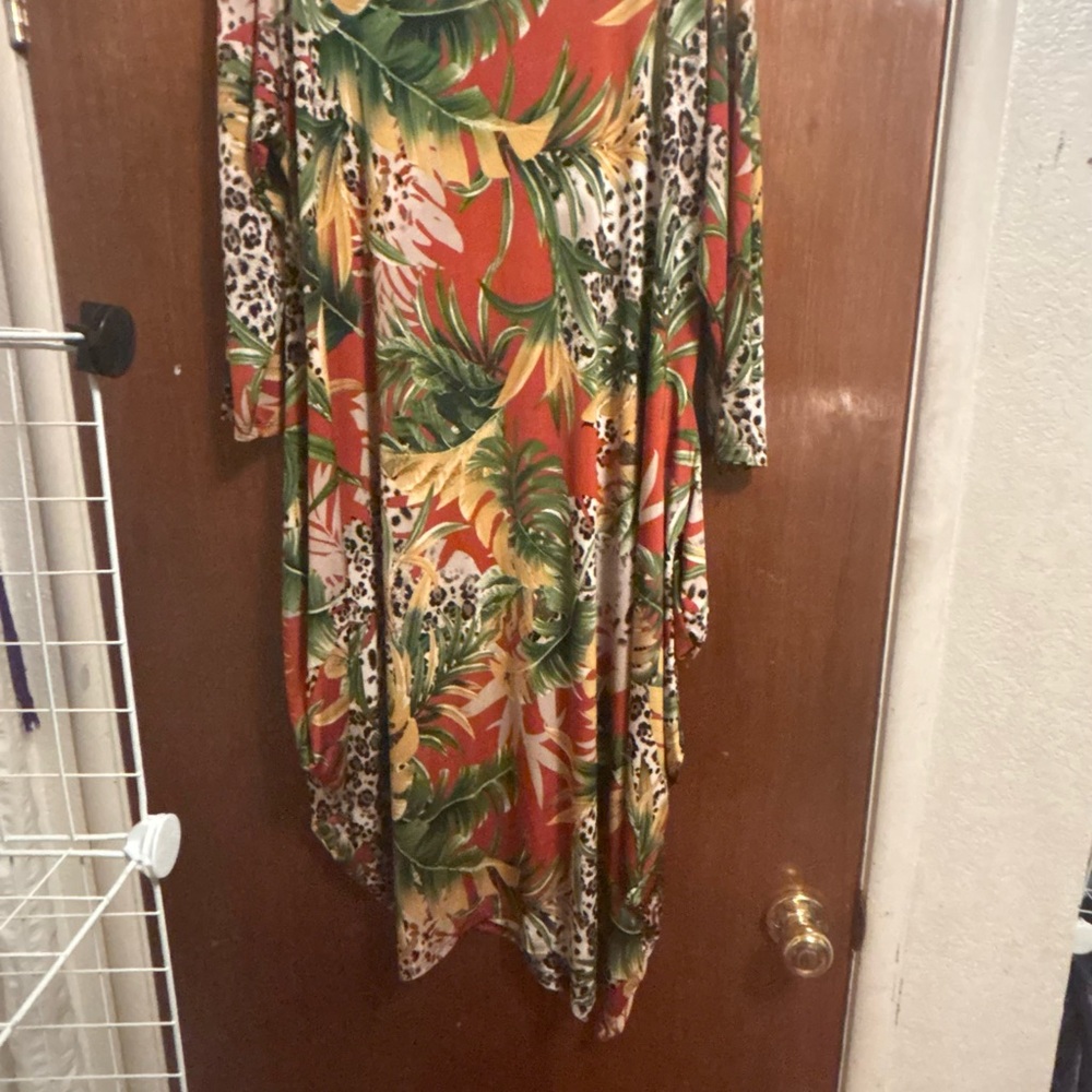 Tropical Print Maxi Dress - Picture 12 of 16